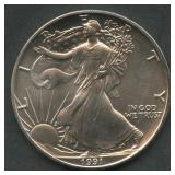 1991 ASE American Silver $1 Eagle