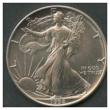 1992 ASE American Silver $1 Eagle