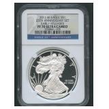 2011-W ASE Silver Eagle NGC PF70 Ultra Cameo