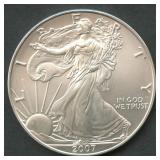 2007 ASE American Silver $1 Eagle