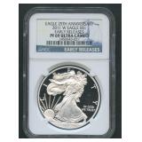 2011-W ASE Silver Eagle NGC PF69 Ultra Cameo