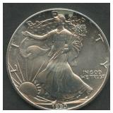 1990 ASE American Silver $1 Eagle