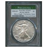 2020 (P) ASE Silver Eagle PCGS MS 70