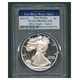 2021-W ASE Silver Eagle Ty 2 PCGS PR69 DCAM