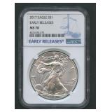 2017 ASE Silver Eagle NGC MS 70