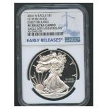 2016-W ASE Silver Eagle NGC PF70 Ultra Cameo
