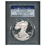 2021-W ASE Silver Eagle Ty 2 PCGS PR69 DCAM
