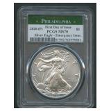 2020 (P) ASE Silver Eagle PCGS MS 70
