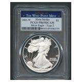 2021-W ASE Silver Eagle Ty 2 PCGS PR69 DCAM