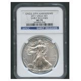 2011 ASE Silver Eagle NGC MS 70