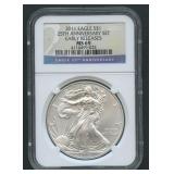 2011 ASE Silver Eagle NGC MS 69
