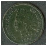 1874 Indian Head Cent