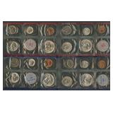 1959-PD and 1960-PD 5-Coins Proof Sets