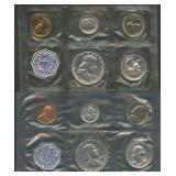 1958 and 1960 5-Piece Proof Sets