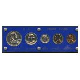 1958 5-Piece Proof Set in Capital Holder