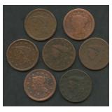 7- Mixed Large Cents Damaged