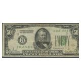1928 $50 Federal Reserve Note PHI FR- 2100C