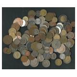 20 ozt Bag of Mixed Foreign Non-silver Coins