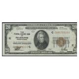 1929 $20 Federal Res Bank Note PHI FR-1870C