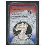 2024-W ASE Silver Eagle NGC X PF10 Ultra Cameo