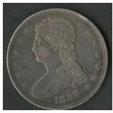 1837 Capped Bust Half Dollar