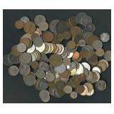 20 ozt Bag of Mixed Foreign Non-silver Coins