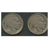 1915-D and 1915-S Buffalo Nickels