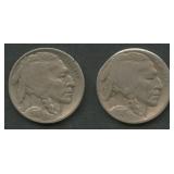 1916-D and 1916-S Buffalo Nickels