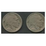 1918-D and 1918-S Buffalo Nickels