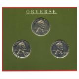 1943 Wartime Steel Cents Display