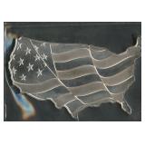 Elemetal United States Map .999 Silver Bar 5 ozt