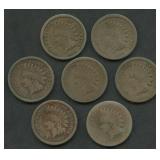 7- 1860 Copper-Nickel Indian Head Cents
