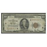 1929 $100 Federal Res Bank Note NY FR-1890B
