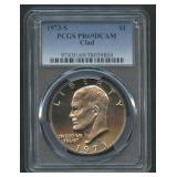 1973-S Clad Eisenhower Dollar PCGS PR69DCAM