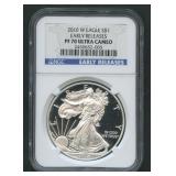 2010-W ASE Silver Eagle NGC PF 70 Ultra Cameo