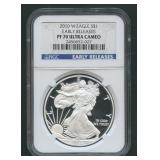 2010-W ASE Silver Eagle NGC PF 70 Ultra Cameo