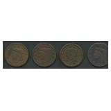 4- Mixed Date Large Cents