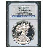 2010-W ASE Silver Eagle NGC PF 70 Ultra Cameo