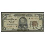 1929 $50 Federal Res Bank Note NY FR-1880B