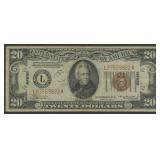 1934A $20 Federal Reserve Note Hawaii FR-2305