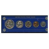1952 5-Piece Proof Set in Capital Holder