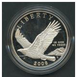 2008 Bald Eagle Proof .900 Silver Dollar OGP