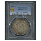 1883-O Morgan Silver Dollar PCGS MS 63