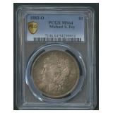 1883-O Morgan Silver Dollar PCGS MS 64