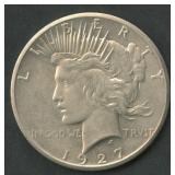 1927 Peace Silver Dollar