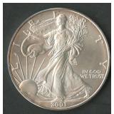 2003 ASE Silver Eagle 1 ozt Silver