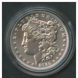 2024 Morgan Silver Dollar in OGP with COA