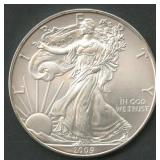 2009 ASE Silver Eagle 1 ozt Silver