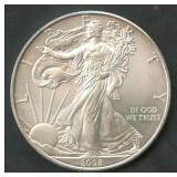 2008 ASE Silver Eagle 1 ozt Silver