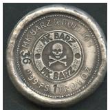 MK Barz & Bullion .999 Silver Round 1 ozt